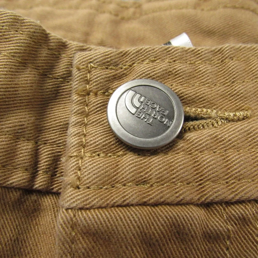 The North Face Mens Brown Khaki Cotton Canvas Cargo Shorts‎ Size 38 Long Utility